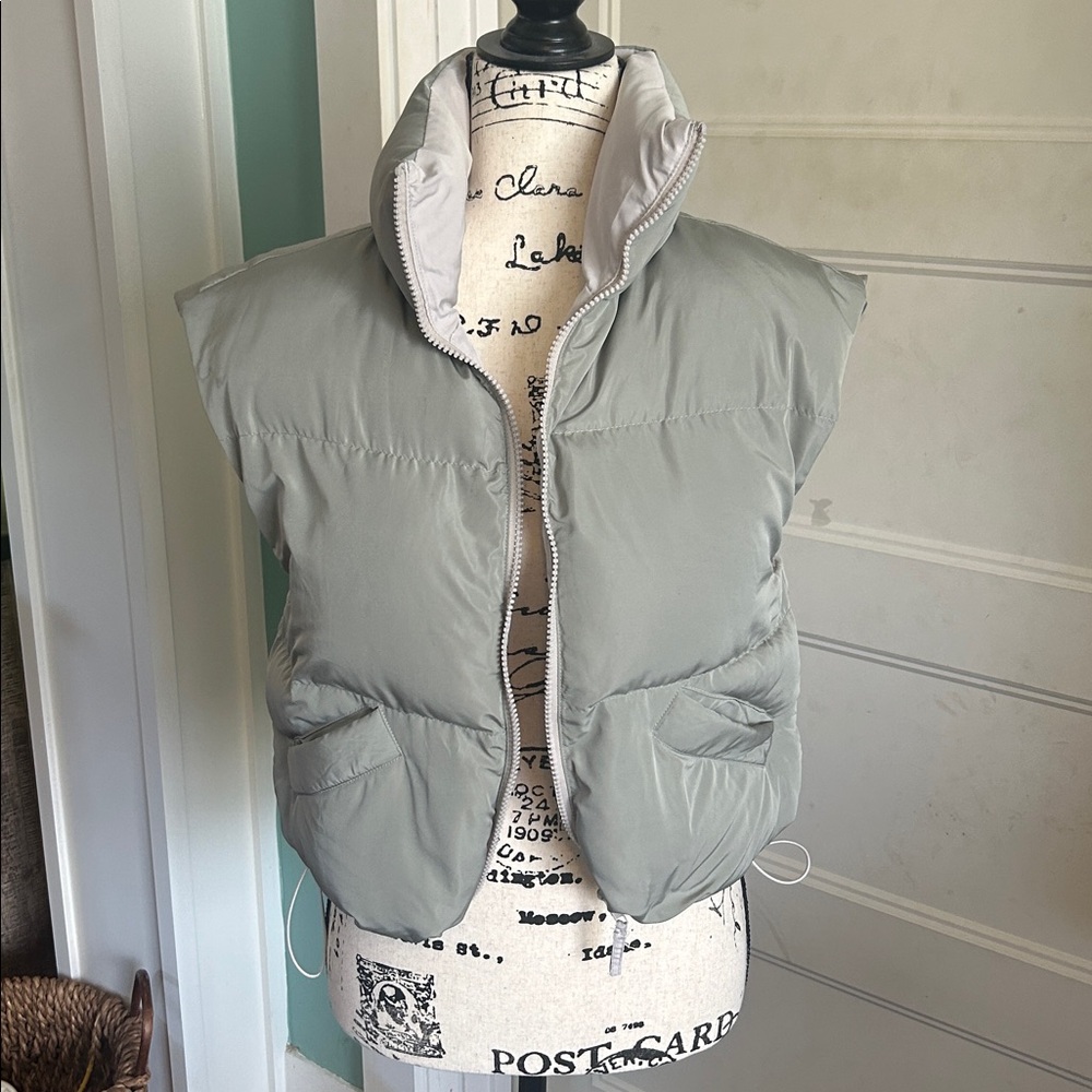 Neutral Puffer Vest by New In
